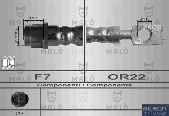 Тормозной шланг MALO 8966