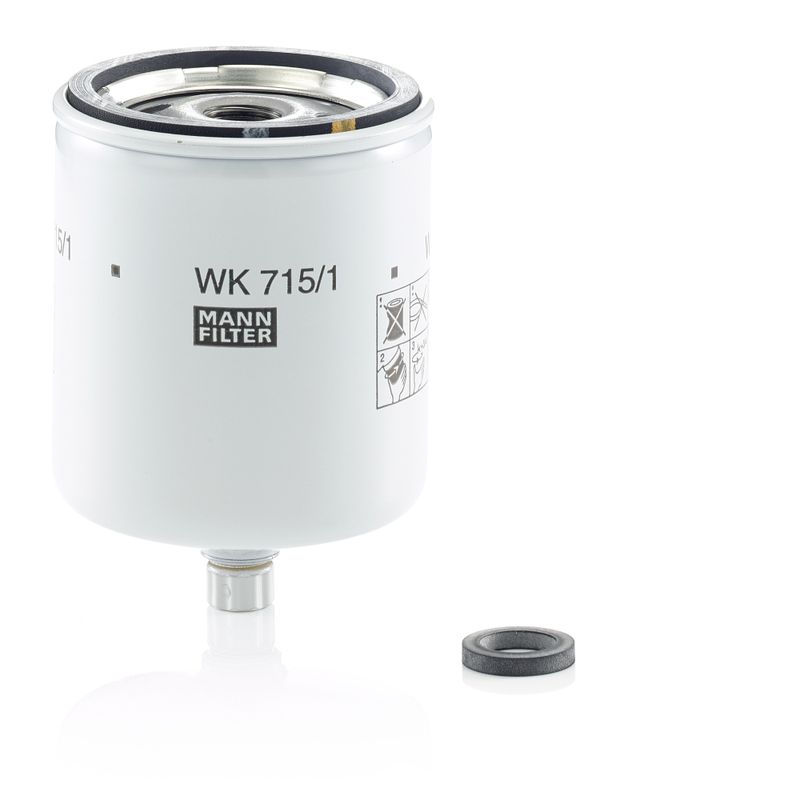 Топливный фильтр MANN-FILTER WK7151X