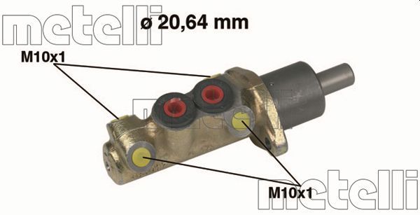 Главный тормозной цилиндр METELLI 050039