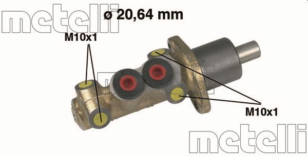 Главный тормозной цилиндр METELLI 050059