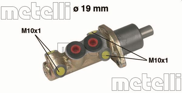 Главный тормозной цилиндр METELLI 050061