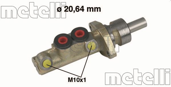 Главный тормозной цилиндр METELLI 050156