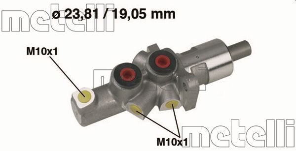 Главный тормозной цилиндр METELLI 050177