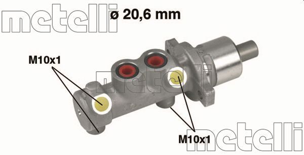 Главный тормозной цилиндр METELLI 050199
