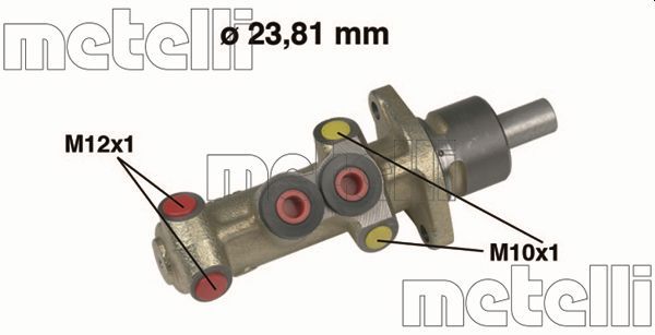 Главный тормозной цилиндр METELLI 050223