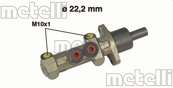 Главный тормозной цилиндр METELLI 050227