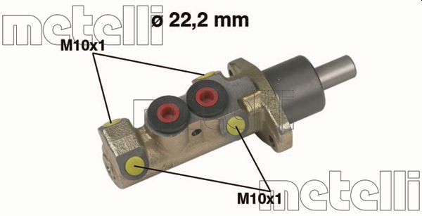 Главный тормозной цилиндр METELLI 050228