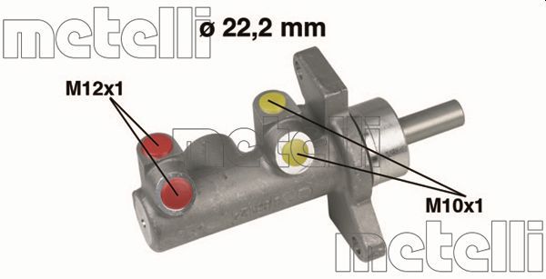 Главный тормозной цилиндр METELLI 050230