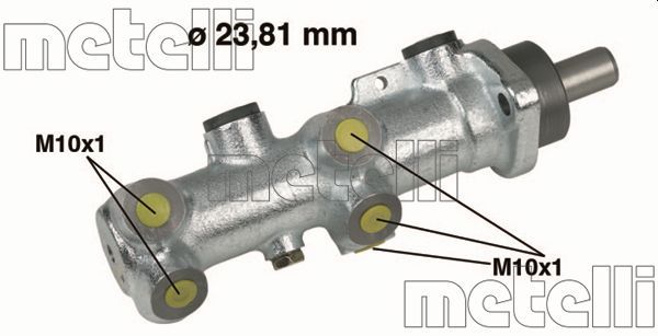 Главный тормозной цилиндр METELLI 050240