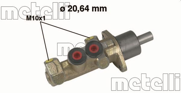 Главный тормозной цилиндр METELLI 050242