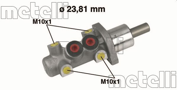 Главный тормозной цилиндр METELLI 050247