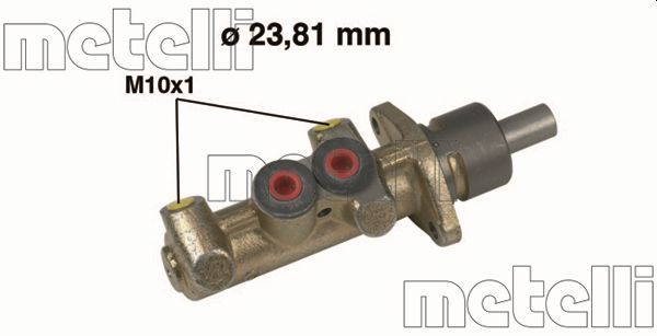 Главный тормозной цилиндр METELLI 050252