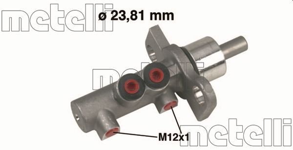 Главный тормозной цилиндр METELLI 050260