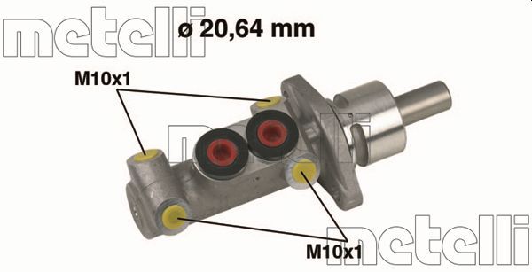 Главный тормозной цилиндр METELLI 050277