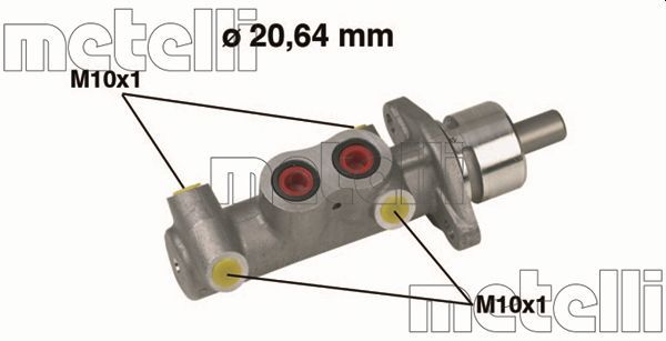 Главный тормозной цилиндр METELLI 050289