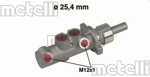 Главный тормозной цилиндр METELLI 050314