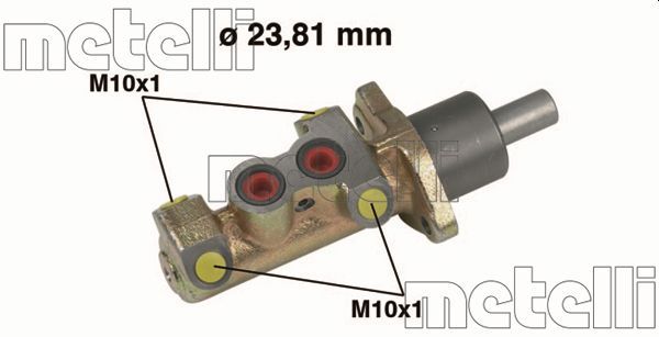 Главный тормозной цилиндр METELLI 050325