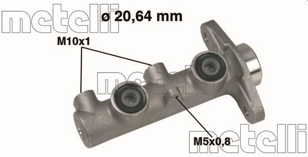 Главный тормозной цилиндр METELLI 050328