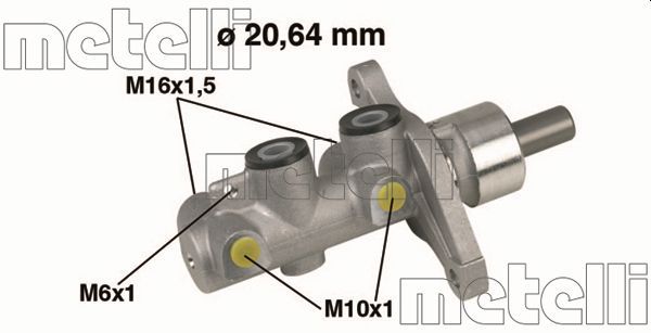 Главный тормозной цилиндр METELLI 050346