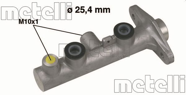Главный тормозной цилиндр METELLI 050347