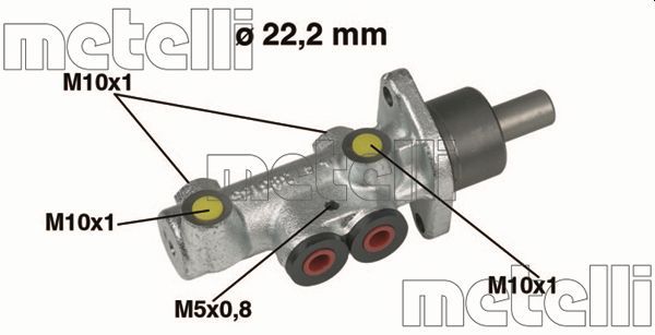 Главный тормозной цилиндр METELLI 050353