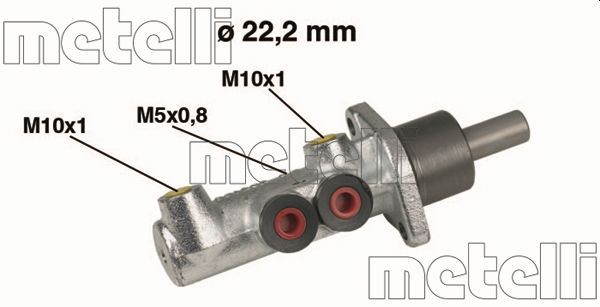 Главный тормозной цилиндр METELLI 050354