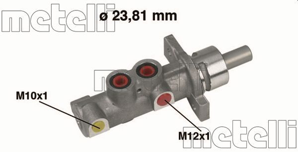 Главный тормозной цилиндр METELLI 050358