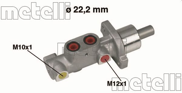 Главный тормозной цилиндр METELLI 050365