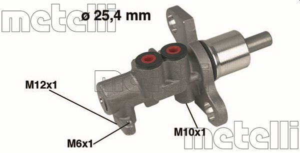 Главный тормозной цилиндр METELLI 050368