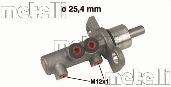 Главный тормозной цилиндр METELLI 050369