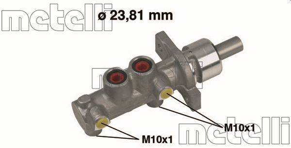Главный тормозной цилиндр METELLI 050377