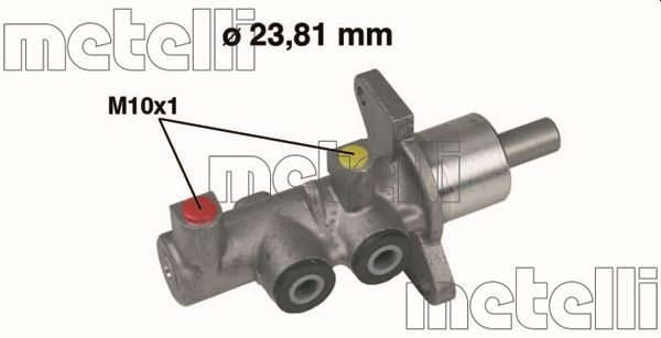 Главный тормозной цилиндр METELLI 050379