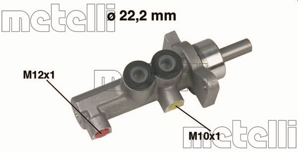 Главный тормозной цилиндр METELLI 050381