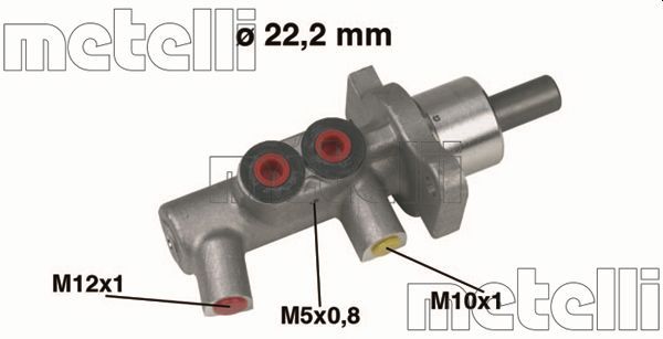 Главный тормозной цилиндр METELLI 050383