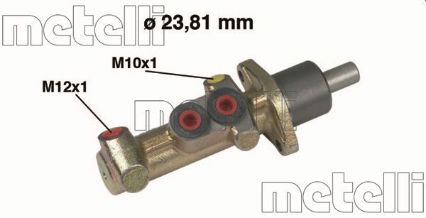 Главный тормозной цилиндр METELLI 050386