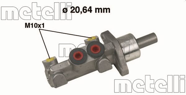 Главный тормозной цилиндр METELLI 050391