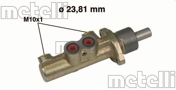 Главный тормозной цилиндр METELLI 050411