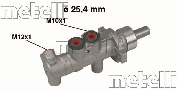 Главный тормозной цилиндр METELLI 050414