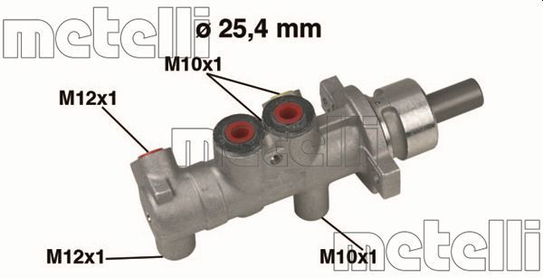 Главный тормозной цилиндр METELLI 050415