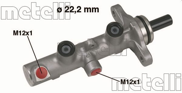 Главный тормозной цилиндр METELLI 050428