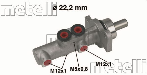 Главный тормозной цилиндр METELLI 050437