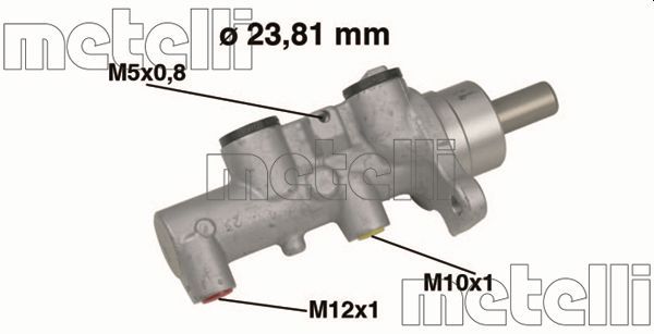 Главный тормозной цилиндр METELLI 050462
