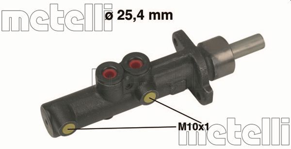 Главный тормозной цилиндр METELLI 050473
