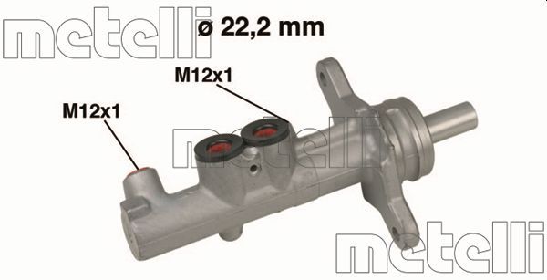 Главный тормозной цилиндр METELLI 050535