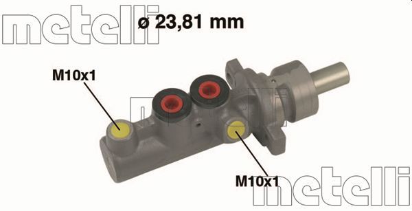 Главный тормозной цилиндр METELLI 050544
