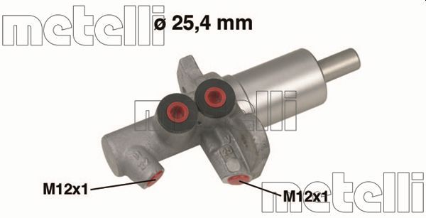 Главный тормозной цилиндр METELLI 050546