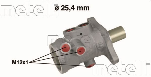Главный тормозной цилиндр METELLI 050555