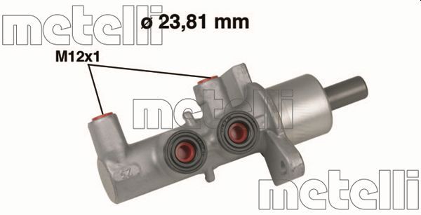 Главный тормозной цилиндр METELLI 050567
