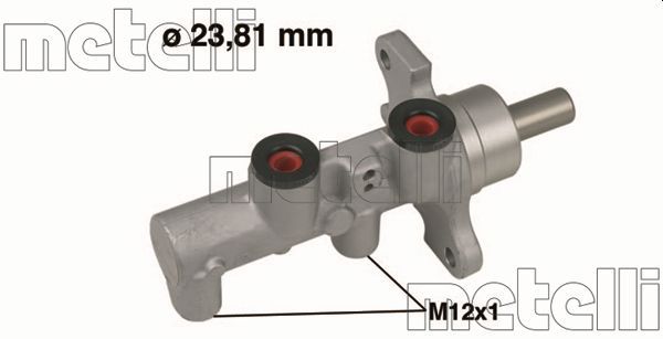 Главный тормозной цилиндр METELLI 050568