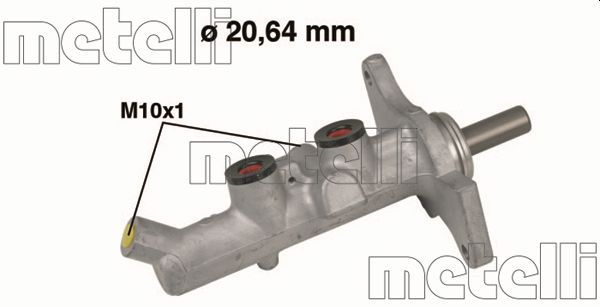 Главный тормозной цилиндр METELLI 050592